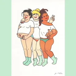 Shop Affiche Mamans - Risographie A3 Papeterie