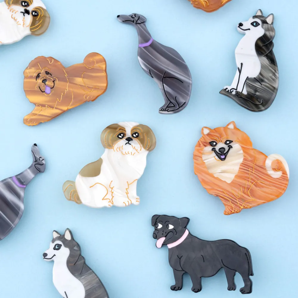 Cheap Barrette Chow chow Barrettes