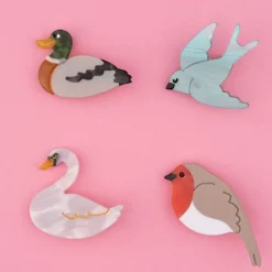 New Barrette Cygne Barrettes