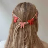 Shop Barrette Noeud Rouge Barrettes