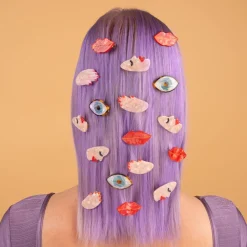 Sale Barrette Oeil - Bleu Barrettes