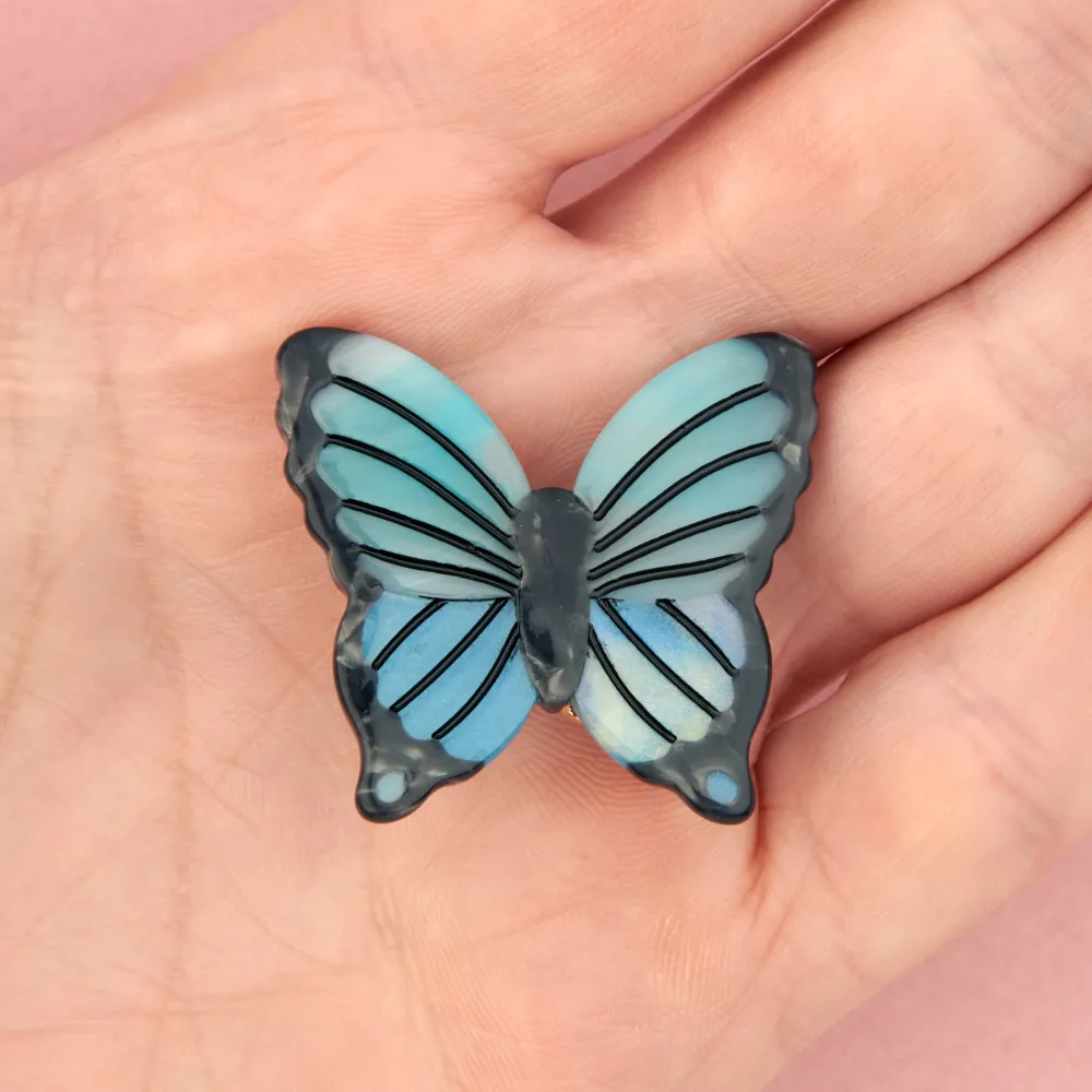 Best Sale Barrette Papillon Bleu Barrettes
