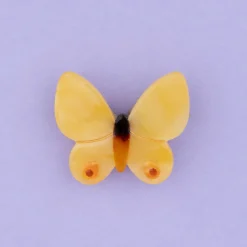 Flash Sale Barrette Papillon Jaune Barrettes