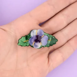 Outlet Barrette Pensée Mauve Barrettes