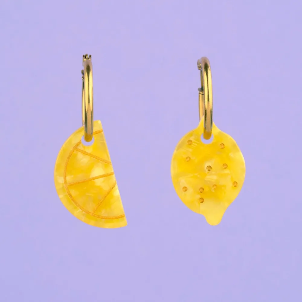 Store Boucles d'oreilles Citron Bijoux