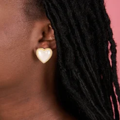 Flash Sale Boucles d'oreilles Coeur Perle Bijoux