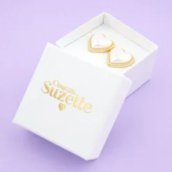 Flash Sale Boucles d'oreilles Coeur Perle Bijoux
