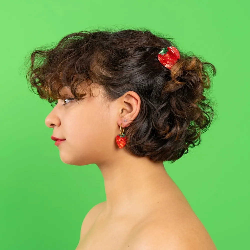 Cheap Boucles d'oreilles Fraise Bijoux