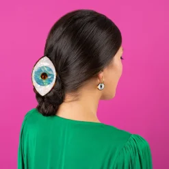 Best Boucles d'oreilles Oeil - Bleu Bijoux