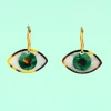 Outlet Boucles d'oreilles Oeil - Vert Bijoux
