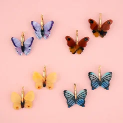 Best Sale Boucles d'oreilles Papillon Jaune Bijoux