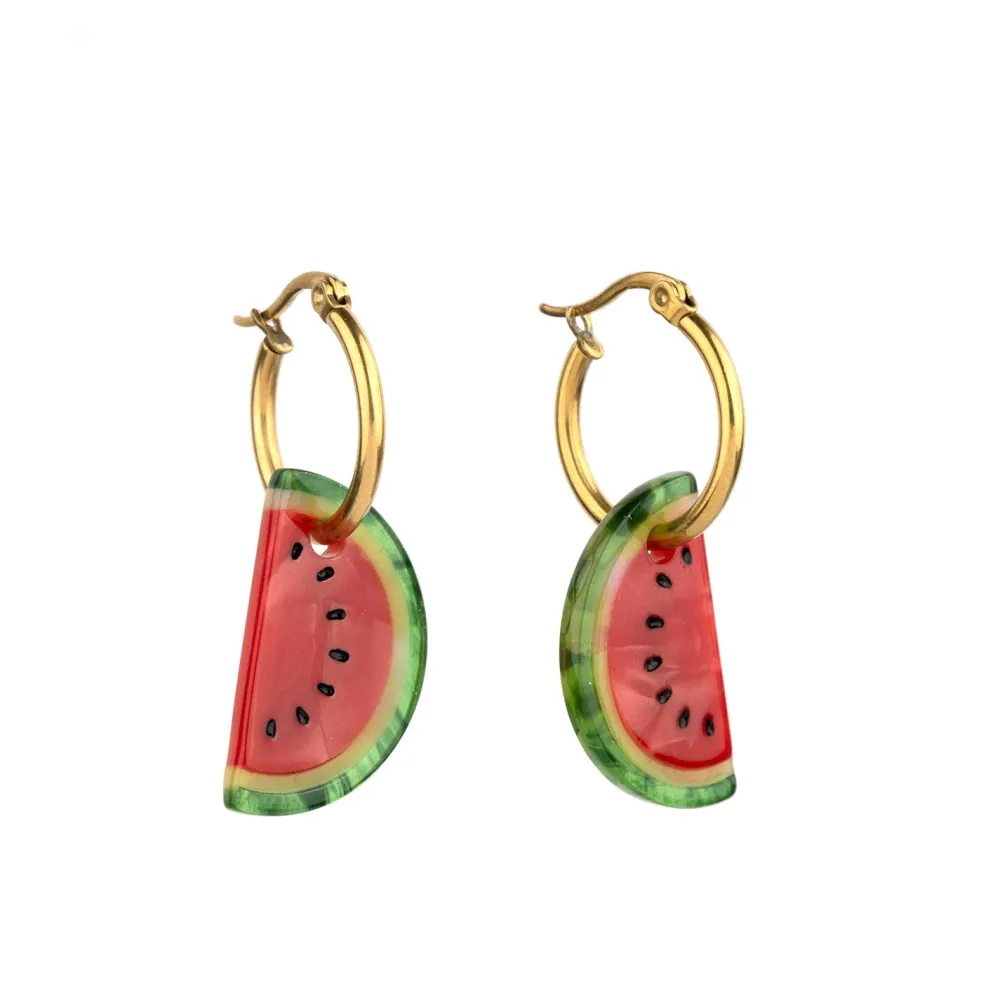 Flash Sale Boucles d'oreilles Pastèque Bijoux