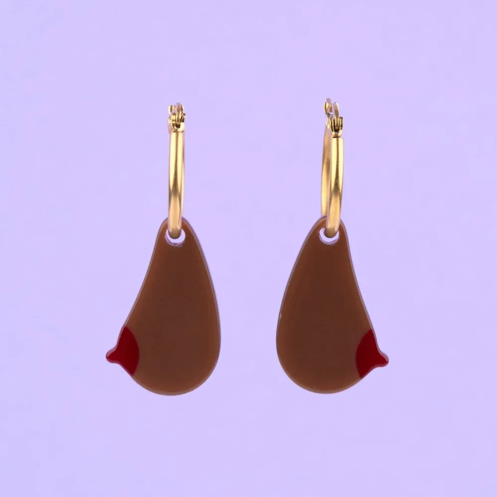 Fashion Boucles d'oreilles Sein - Noir Bijoux