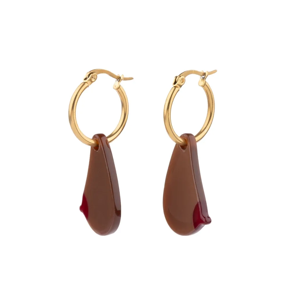 Fashion Boucles d'oreilles Sein - Noir Bijoux