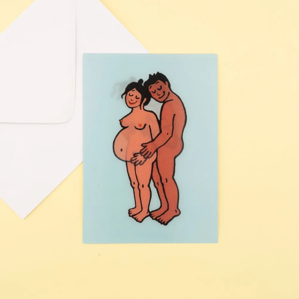 Discount Carte Grossesse - Maman et Papa noirs Papeterie