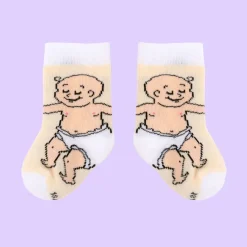 New Chaussettes Bébé Mignon - Blanc Enfant Chaussettes Enfants