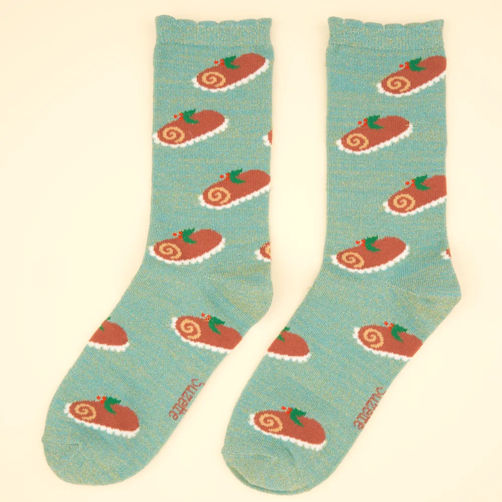 Discount Chaussettes Bûche de noel Chaussettes Coton