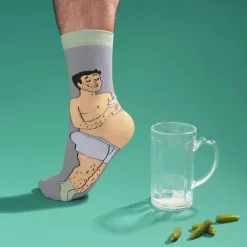 Outlet Chaussettes Bidon Bière - Noir Chaussettes Coton