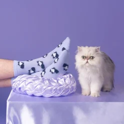 Discount Chaussettes Chat Noir & Blanc Chaussettes Coton