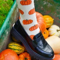 Best Chaussettes Citrouille Chaussettes Coton