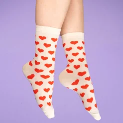 Cheap Chaussettes Coeur Chaussettes Coton