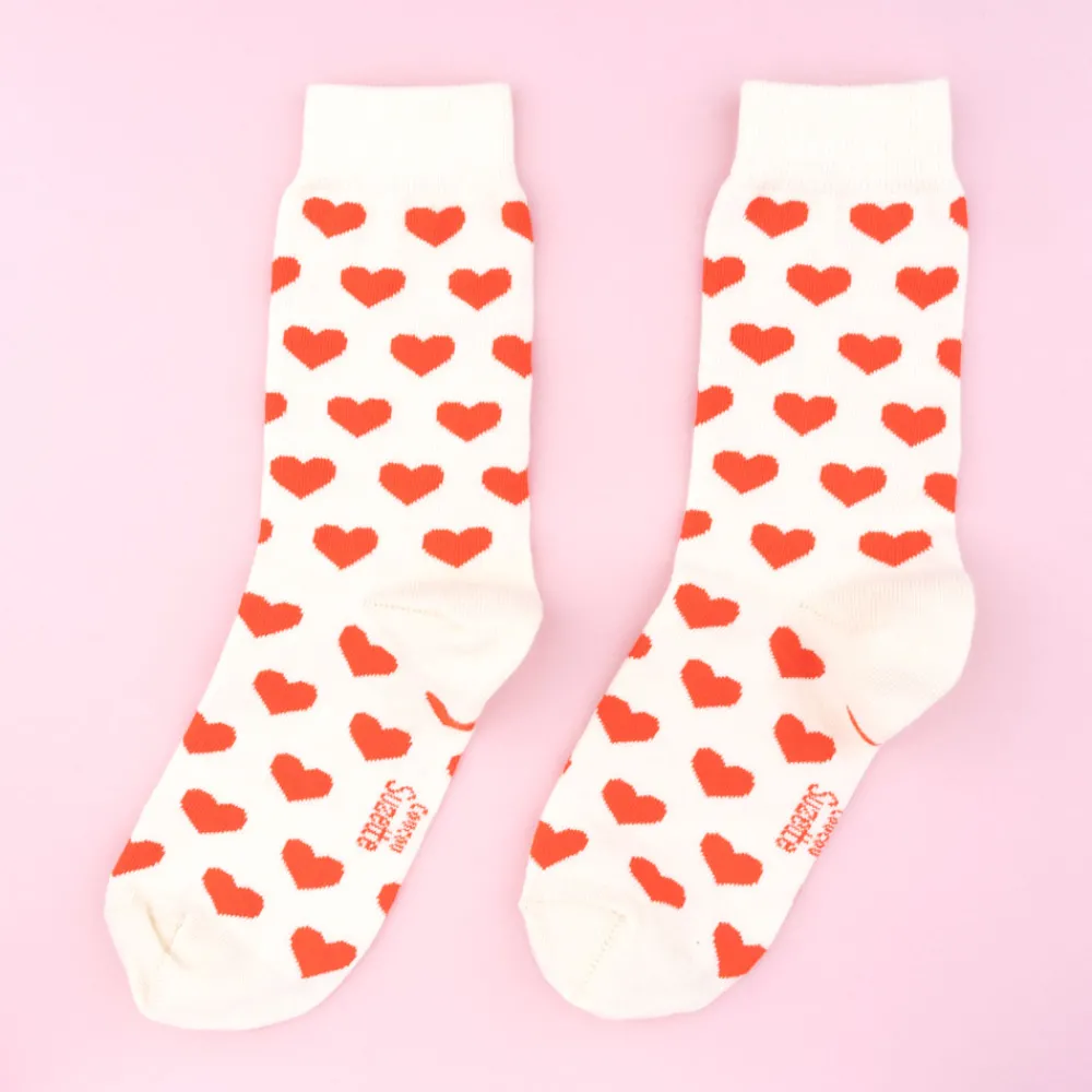 Cheap Chaussettes Coeur Chaussettes Coton