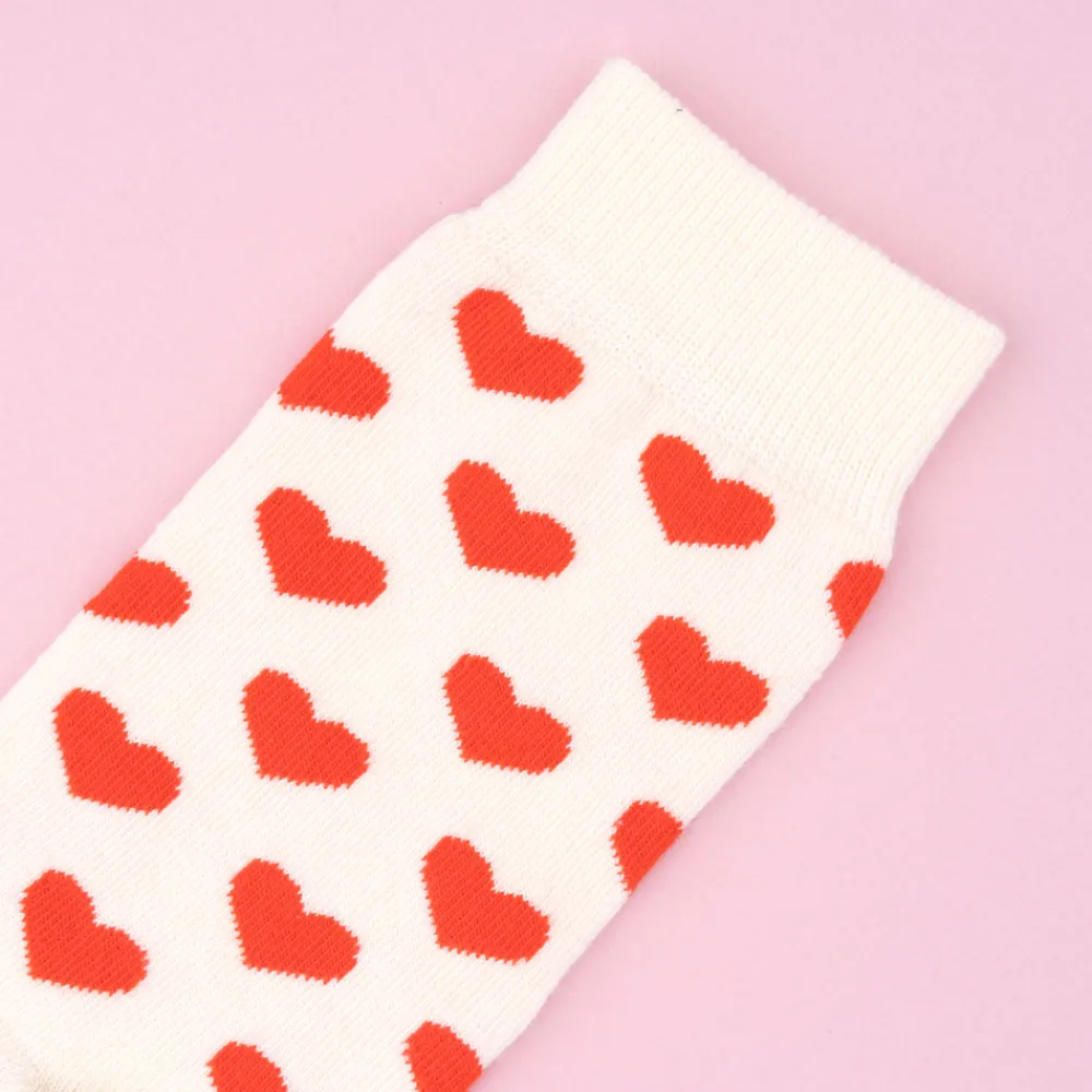 Cheap Chaussettes Coeur Chaussettes Coton