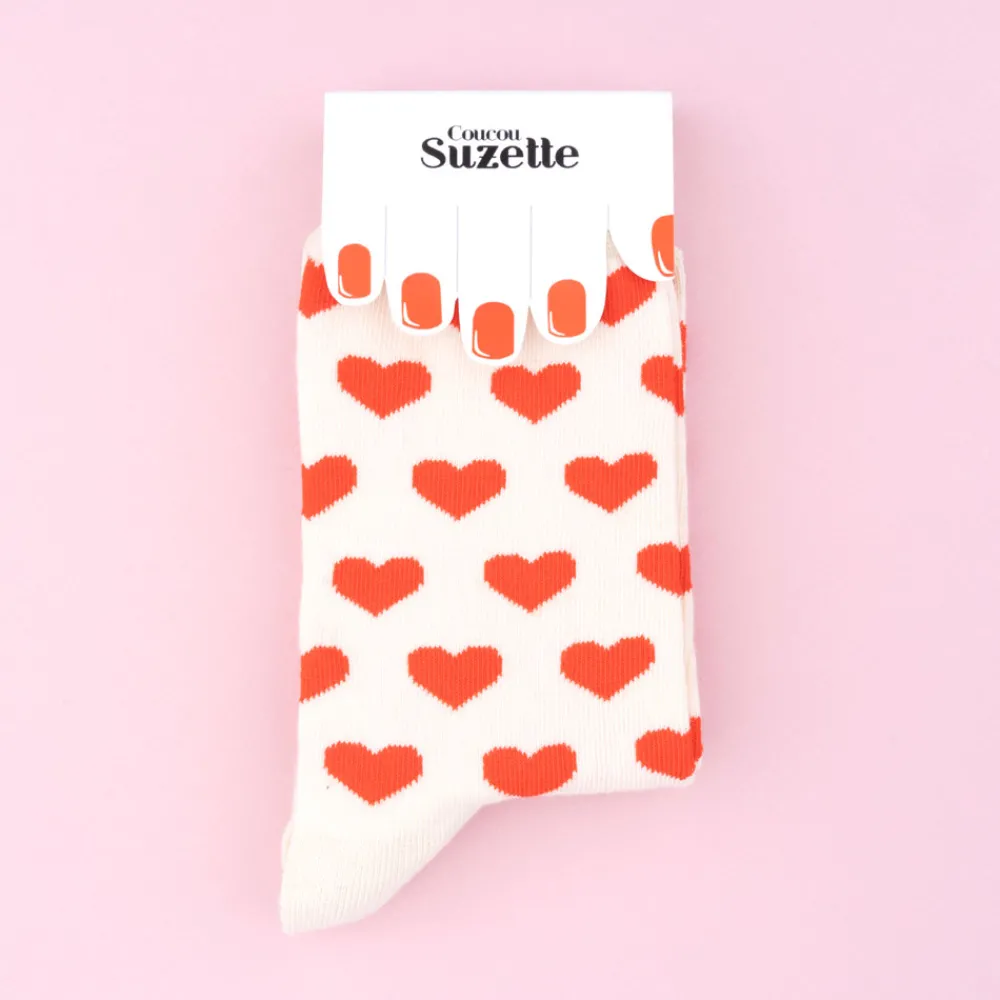 Cheap Chaussettes Coeur Chaussettes Coton
