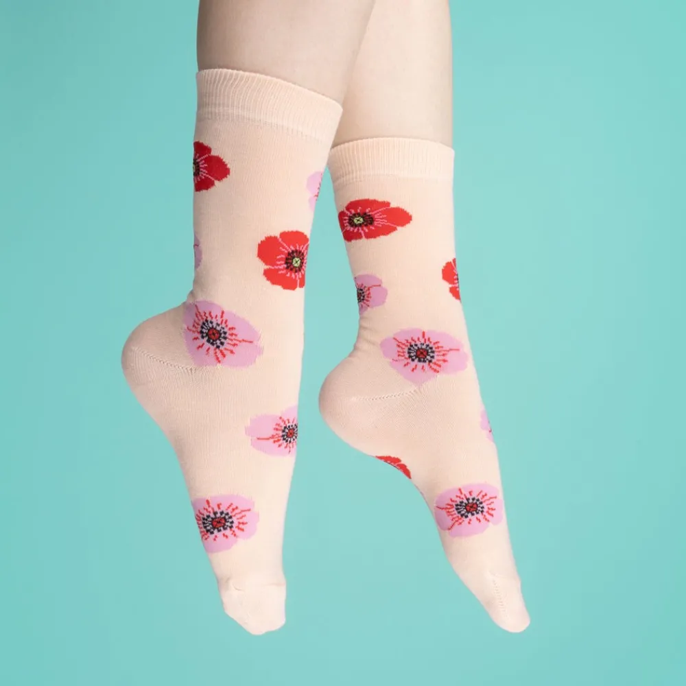 Best Sale Chaussettes Coquelicot Chaussettes Coton