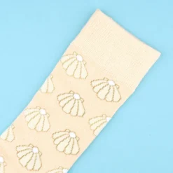 Hot Chaussettes Coquille Saint Jacques Chaussettes Coton