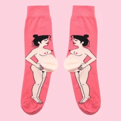 Hot Chaussettes Enceinte - Blanche Chaussettes Coton