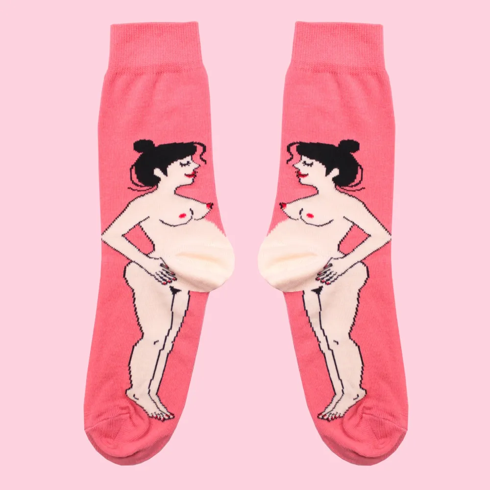 Hot Chaussettes Enceinte - Blanche Chaussettes Coton