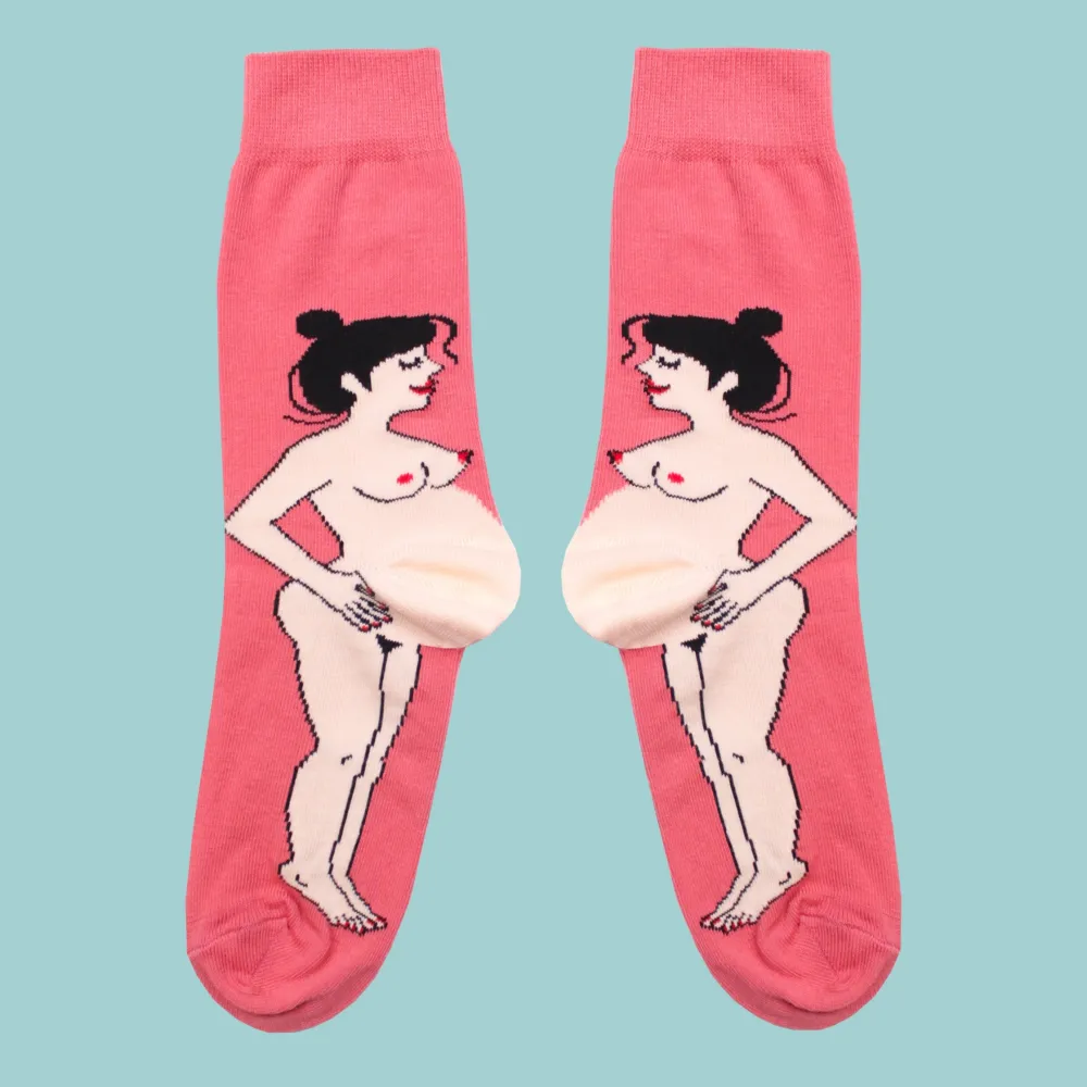 Hot Chaussettes Enceinte - Blanche Chaussettes Coton