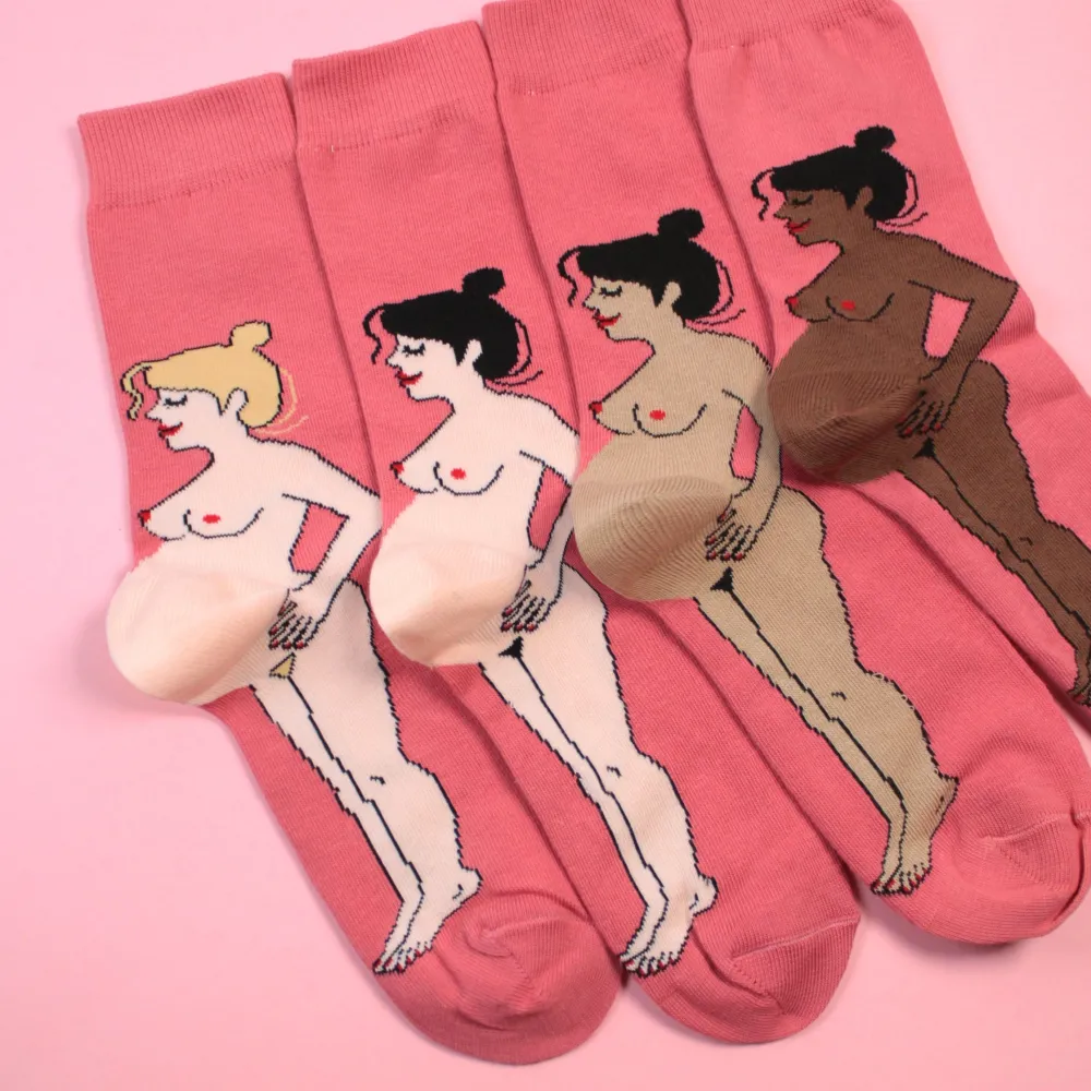 New Chaussettes Enceinte - Rousse Chaussettes Coton