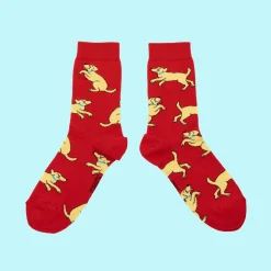 Best Chaussettes Golden Retriever Chaussettes Coton