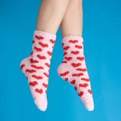 Outlet Chaussettes Moumoute Coeur Chaussons Et Chaussettes Moumoute