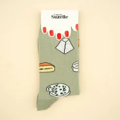 Fashion Chaussettes Pain & Fromage Chaussettes Coton
