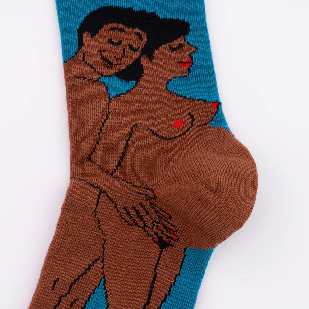 Store Chaussettes Parents - Maman et Papa noirs Chaussettes Coton