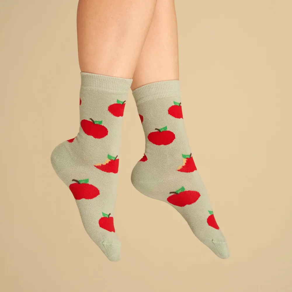 Cheap Chaussettes Pomme Chaussettes Coton