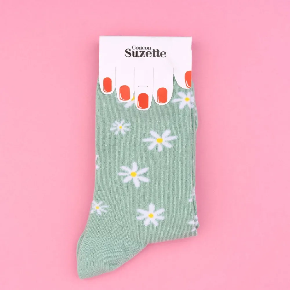 Hot Chaussettes Pâquerette Chaussettes Coton