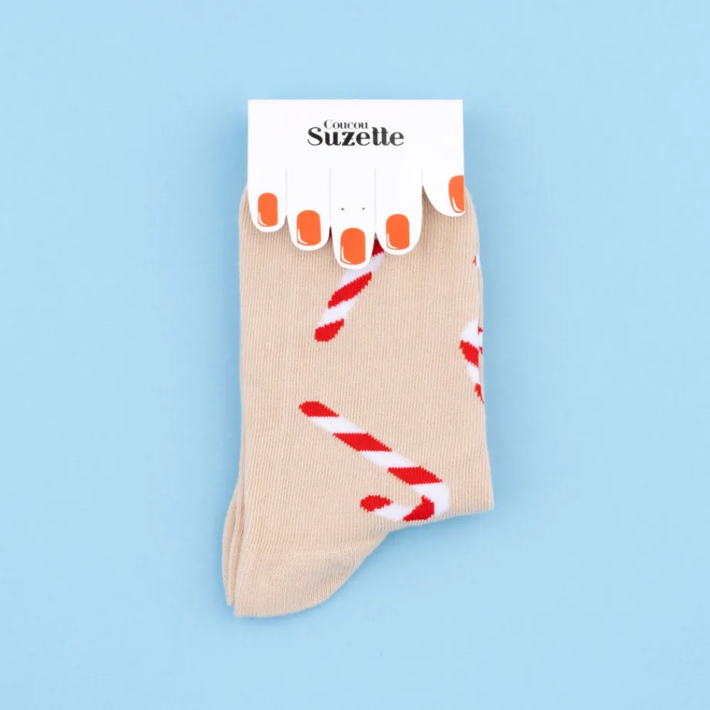 Store Chaussettes Sucre d'orge Chaussettes Coton