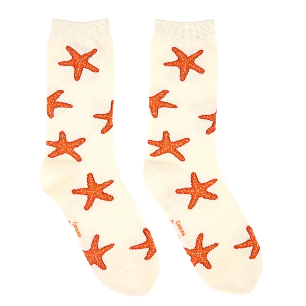 Clearance Chaussettes Étoile de mer Chaussettes Coton