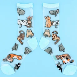 Discount Chaussettes transparentes Miaou Chaussettes Transparentes