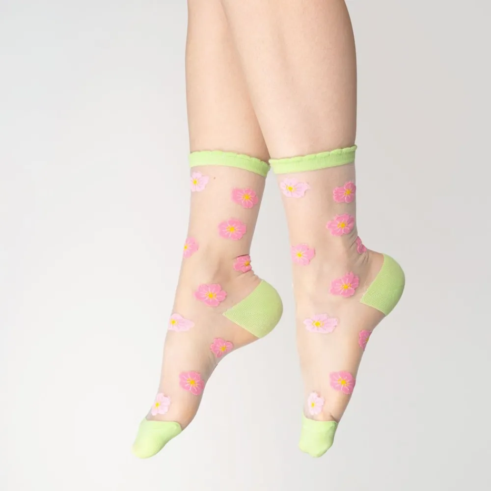Outlet Chaussettes transparentes Sakura Chaussettes Transparentes