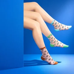 Fashion Chaussettes transparentes Oeil - Vert Chaussettes Transparentes