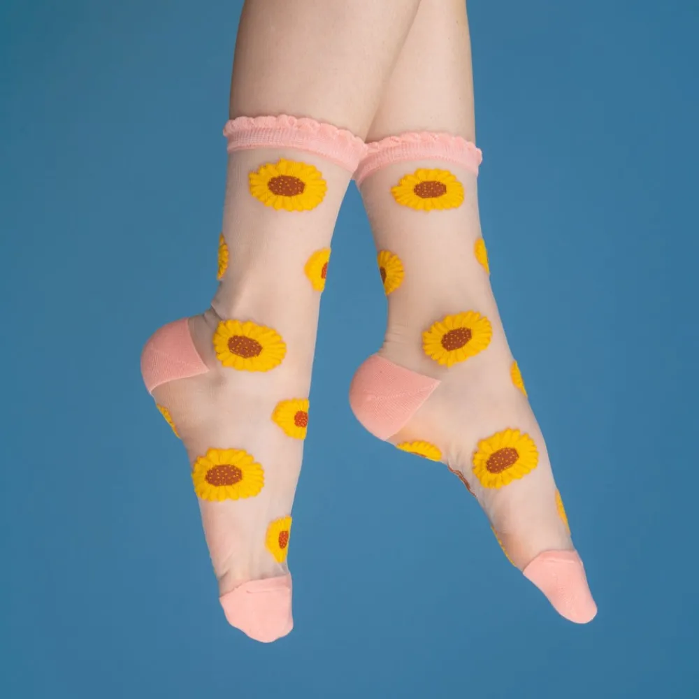 Discount Chaussettes transparentes Tournesol Chaussettes Transparentes