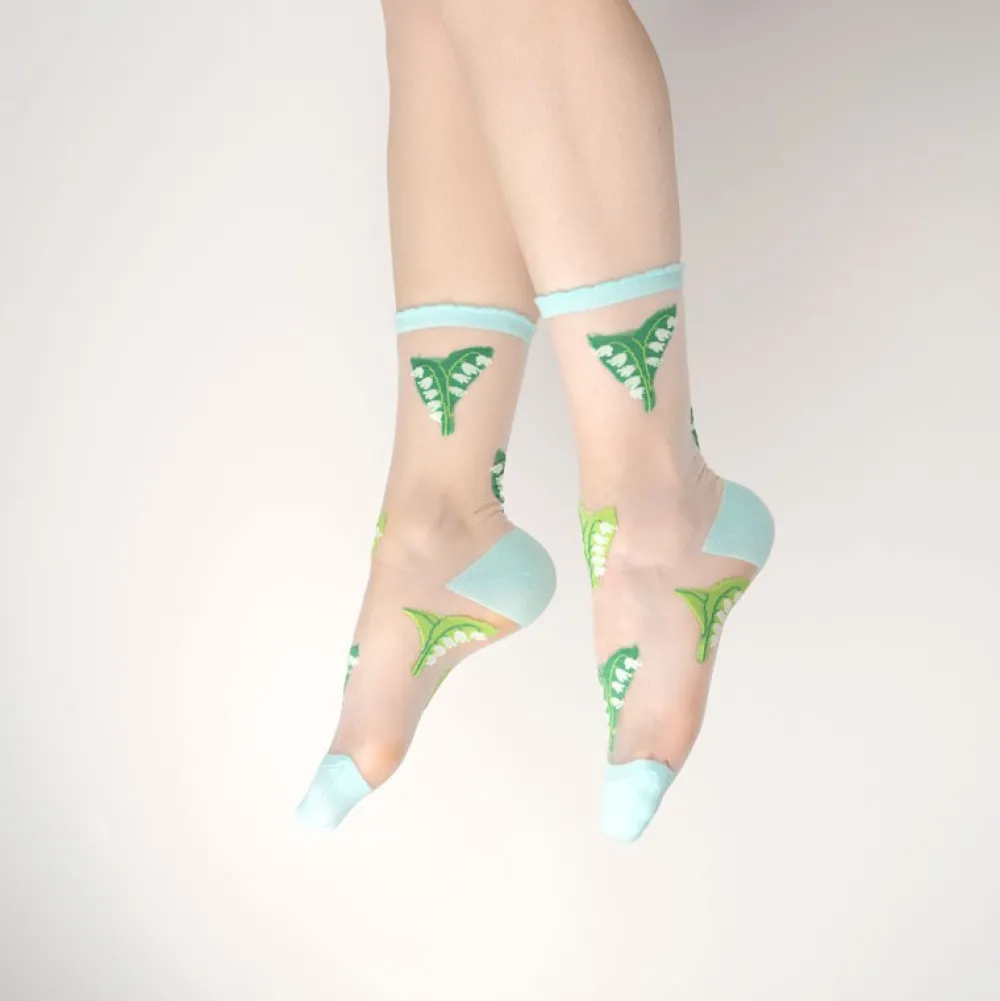 Flash Sale Chaussettes transparentes Muguet Chaussettes Transparentes