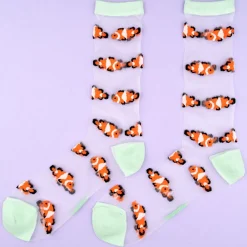 Flash Sale Chaussettes Transparentes Poisson Clown Chaussettes Transparentes