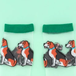 Store Chaussettes transparentes Beagle Chaussettes Transparentes