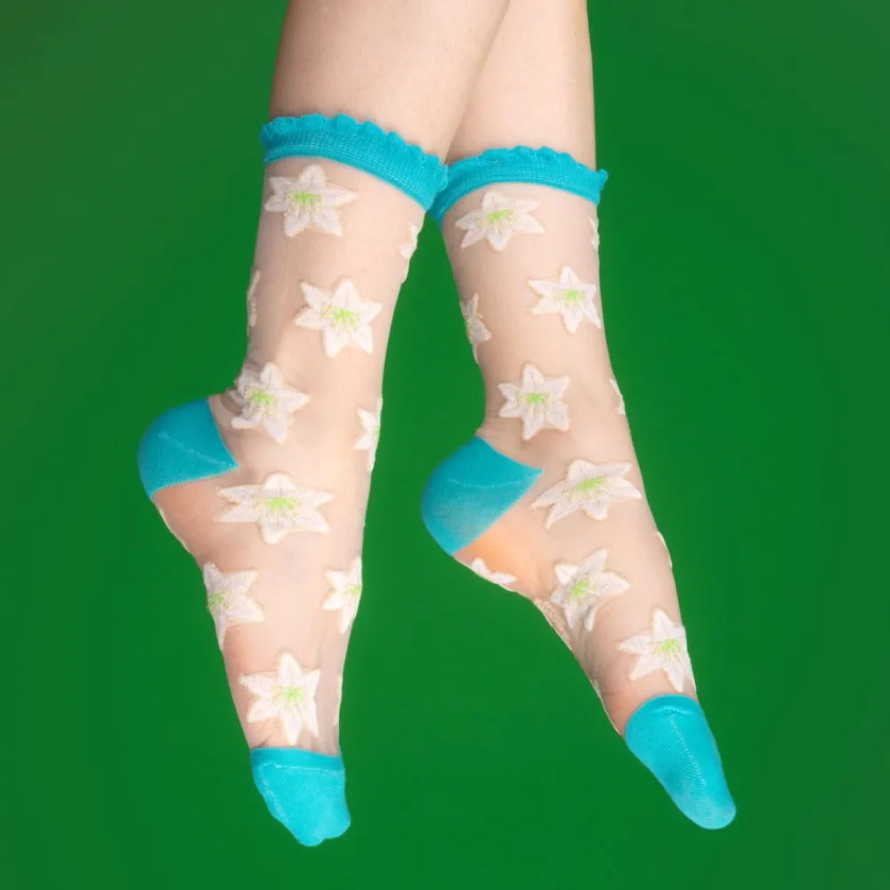 Online Chaussettes transparentes Lys Chaussettes Transparentes